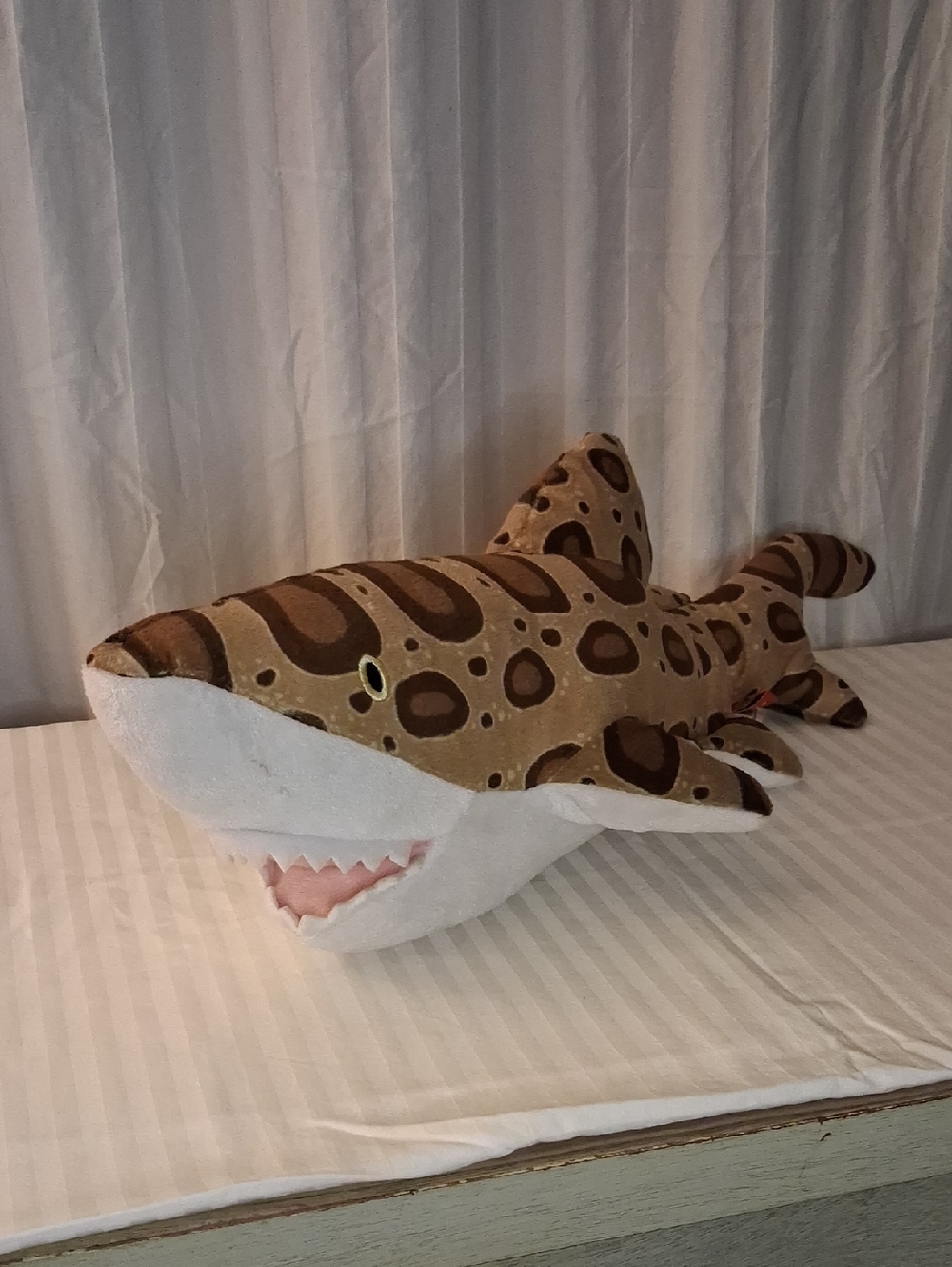 Brown Spotted Shark Plush Stuffed Animal - Kids Toy